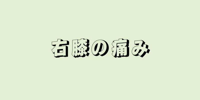 右膝の痛み