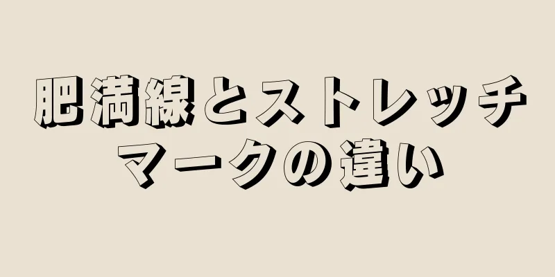 肥満線とストレッチマークの違い