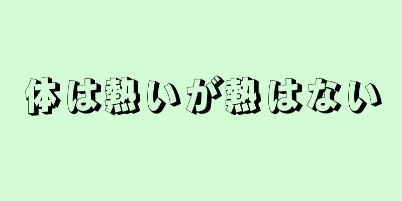 体は熱いが熱はない