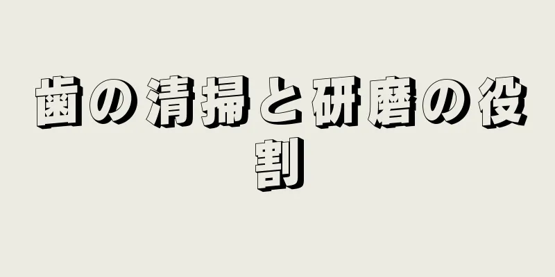 歯の清掃と研磨の役割