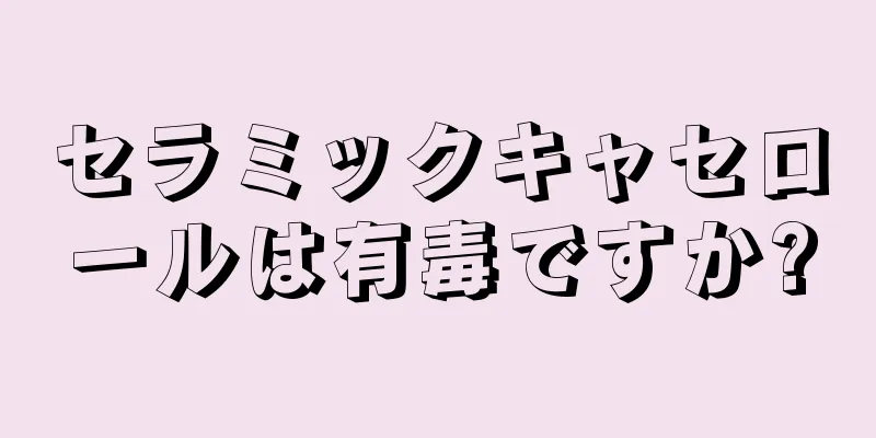 セラミックキャセロールは有毒ですか?