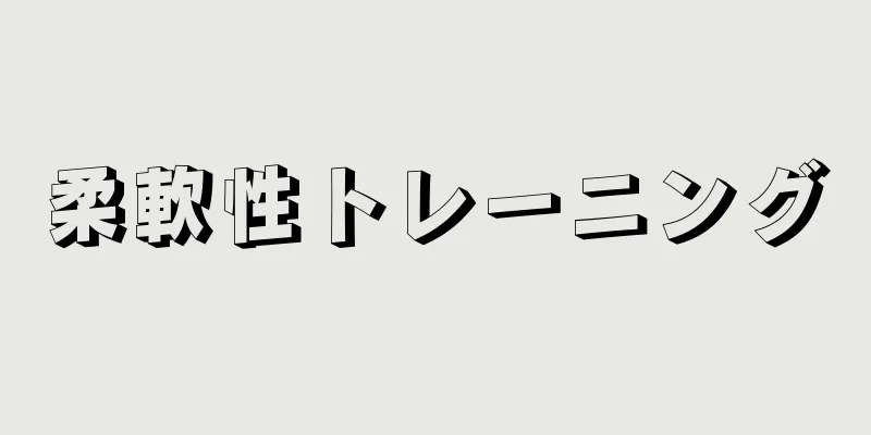 柔軟性トレーニング