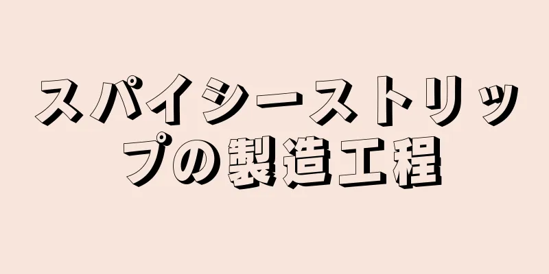 スパイシーストリップの製造工程