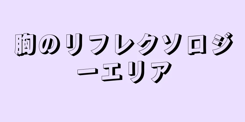 胸のリフレクソロジーエリア