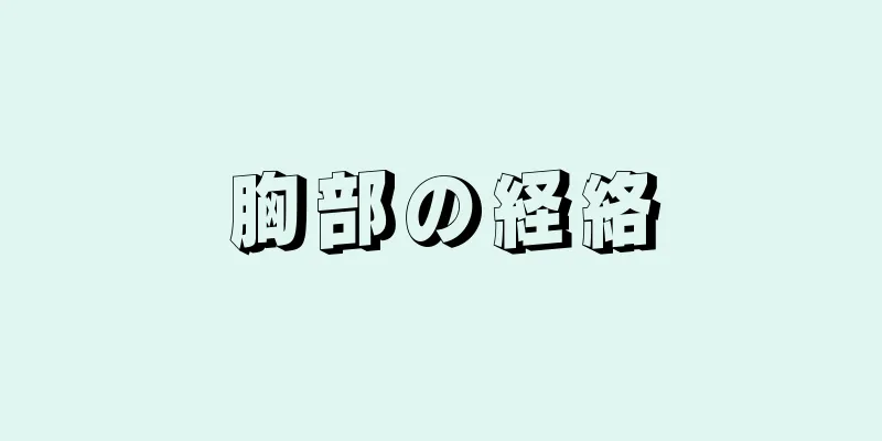 胸部の経絡