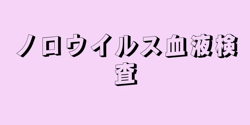 ノロウイルス血液検査