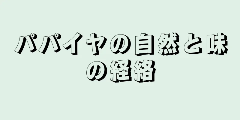 パパイヤの自然と味の経絡