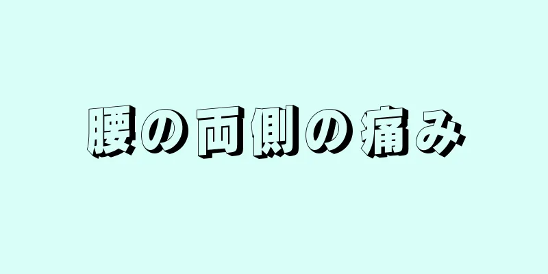 腰の両側の痛み