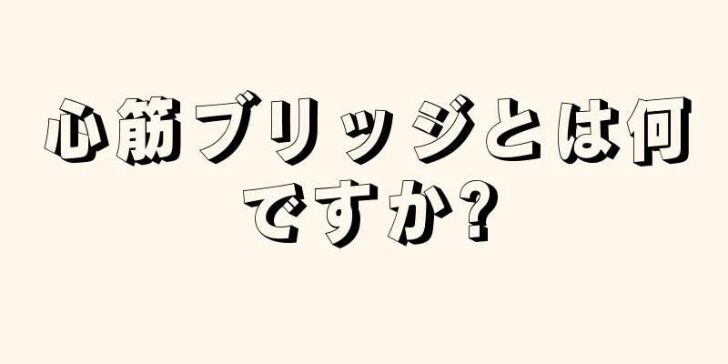 心筋ブリッジとは何ですか?