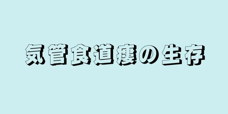 気管食道瘻の生存