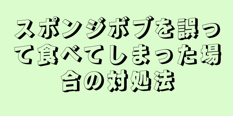 スポンジボブを誤って食べてしまった場合の対処法