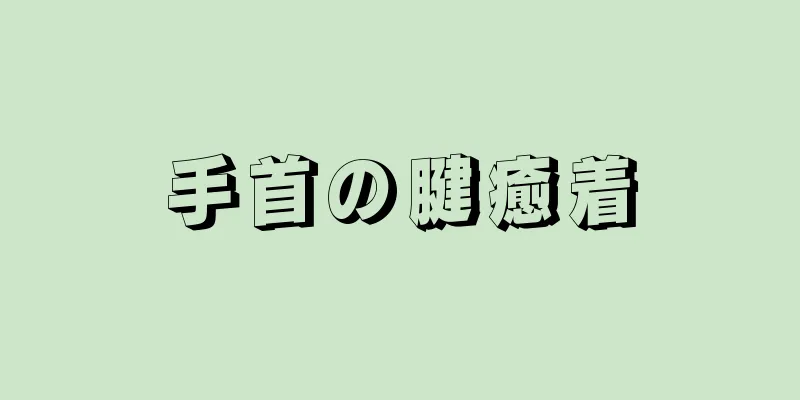 手首の腱癒着