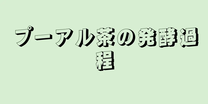 プーアル茶の発酵過程