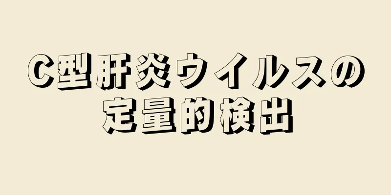 C型肝炎ウイルスの定量的検出