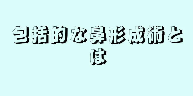 包括的な鼻形成術とは