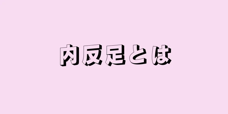 内反足とは