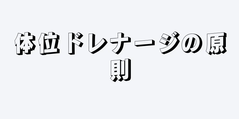 体位ドレナージの原則