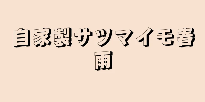 自家製サツマイモ春雨