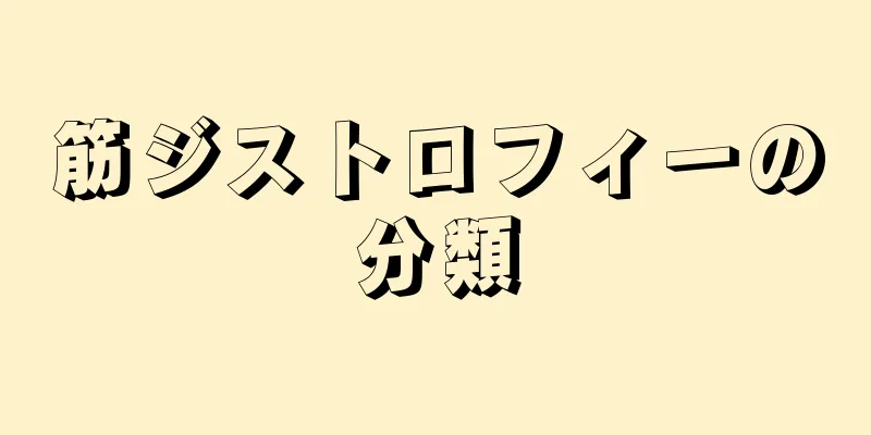 筋ジストロフィーの分類