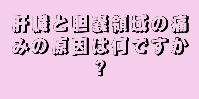 肝臓と胆嚢領域の痛みの原因は何ですか?