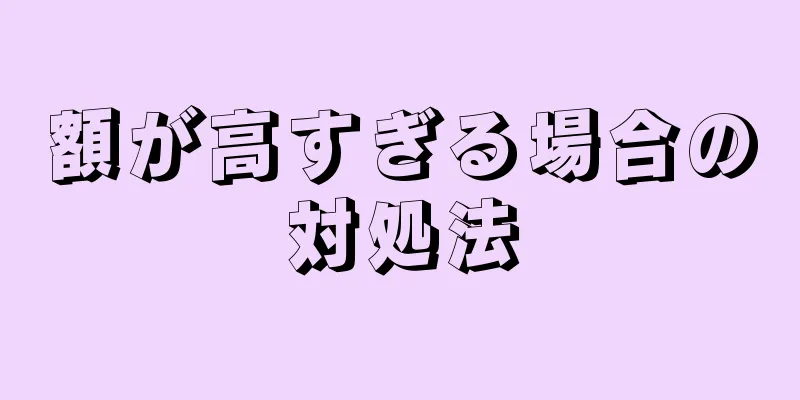 額が高すぎる場合の対処法