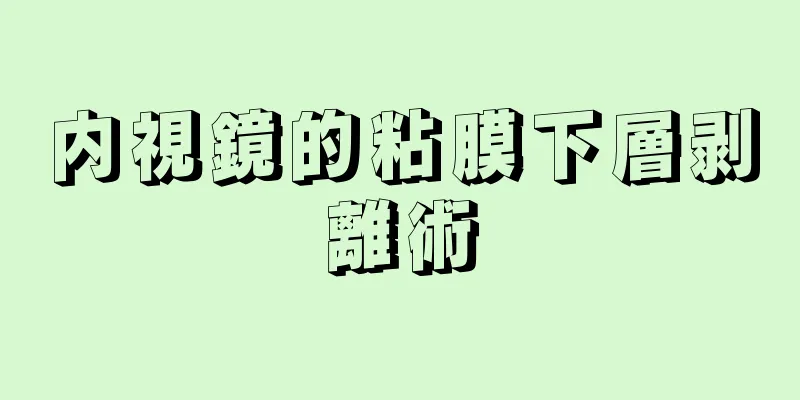 内視鏡的粘膜下層剥離術