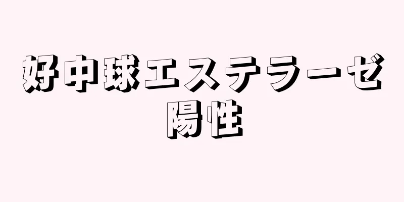 好中球エステラーゼ陽性