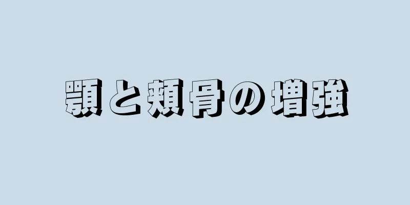 顎と頬骨の増強