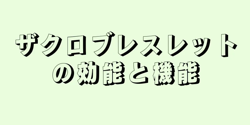 ザクロブレスレットの効能と機能