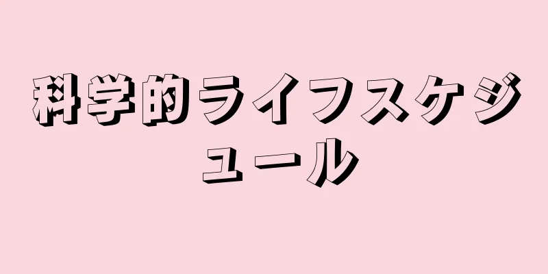 科学的ライフスケジュール