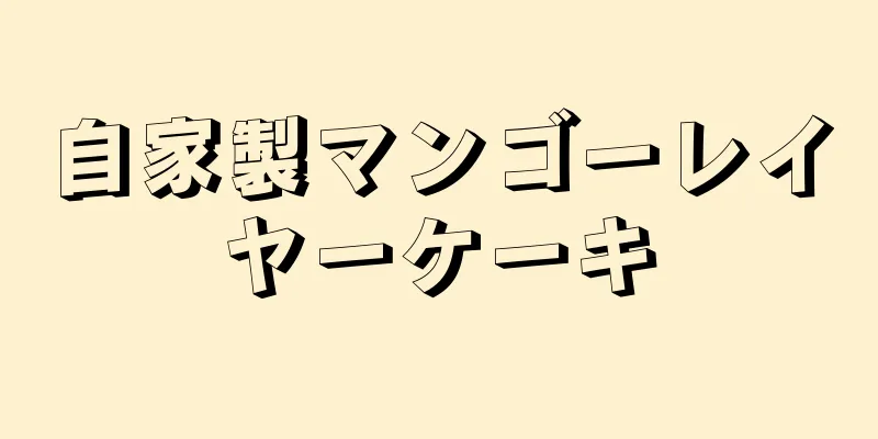 自家製マンゴーレイヤーケーキ