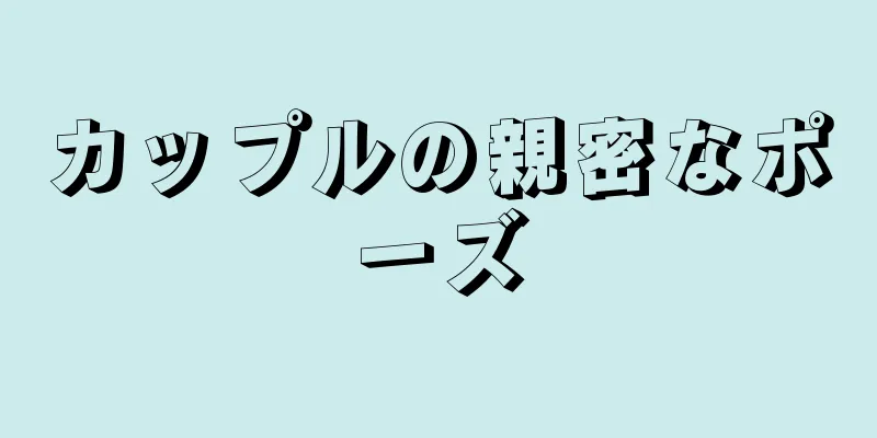 カップルの親密なポーズ