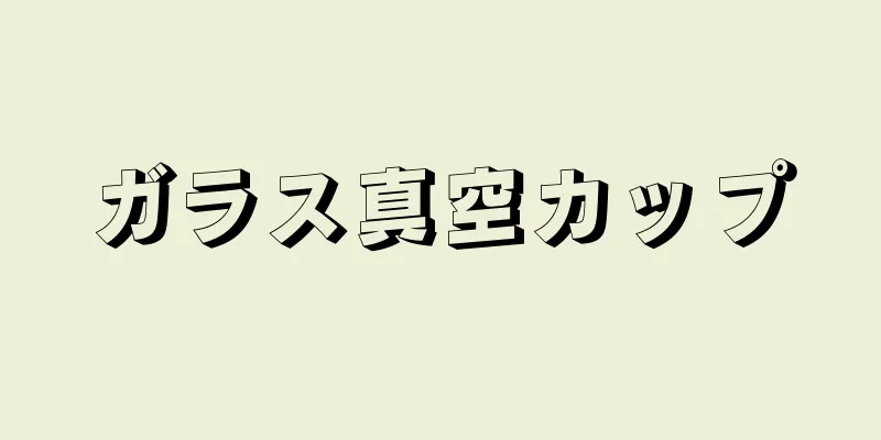 ガラス真空カップ