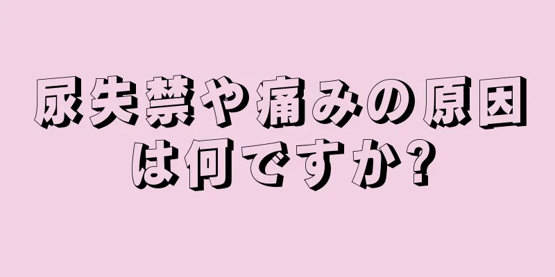 尿失禁や痛みの原因は何ですか?