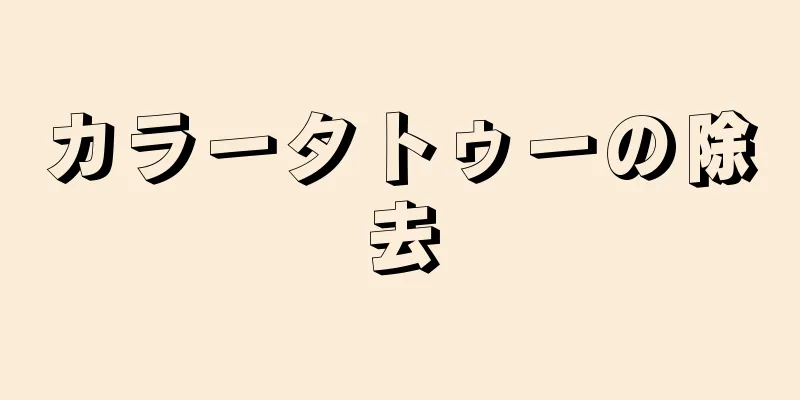 カラータトゥーの除去