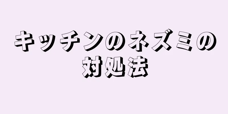 キッチンのネズミの対処法