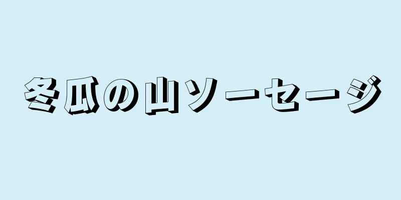 冬瓜の山ソーセージ