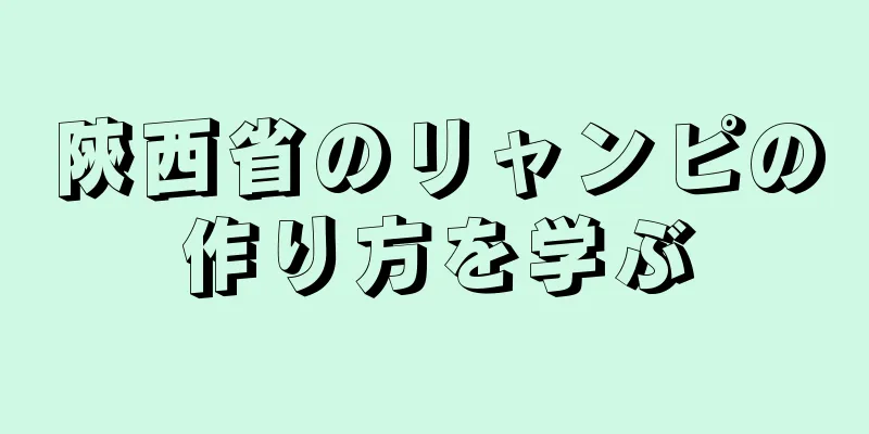 陝西省のリャンピの作り方を学ぶ