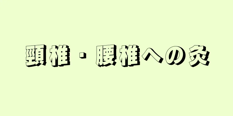 頸椎・腰椎への灸