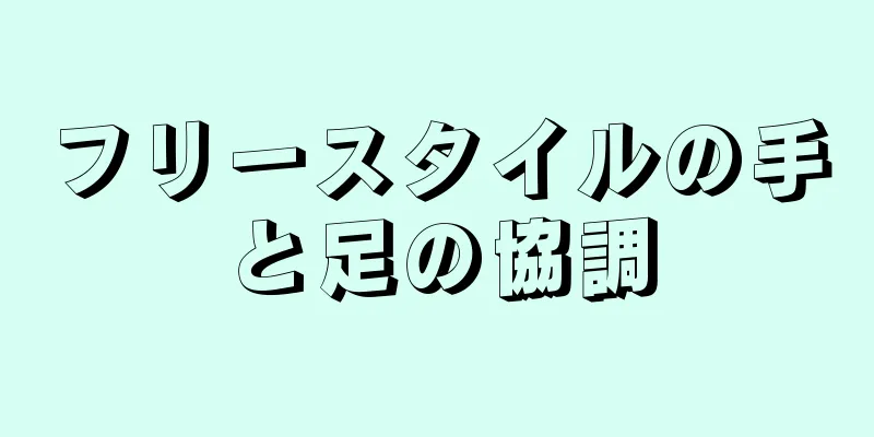 フリースタイルの手と足の協調