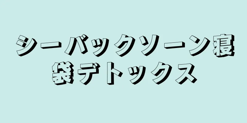 シーバックソーン寝袋デトックス