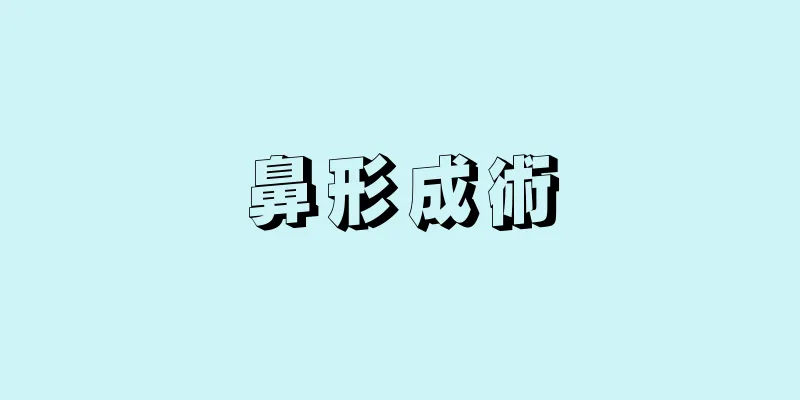 鼻形成術