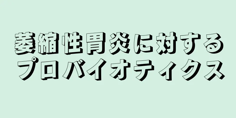 萎縮性胃炎に対するプロバイオティクス