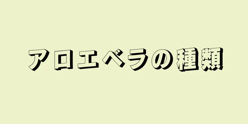 アロエベラの種類