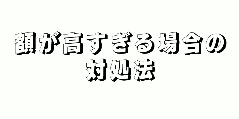 額が高すぎる場合の対処法