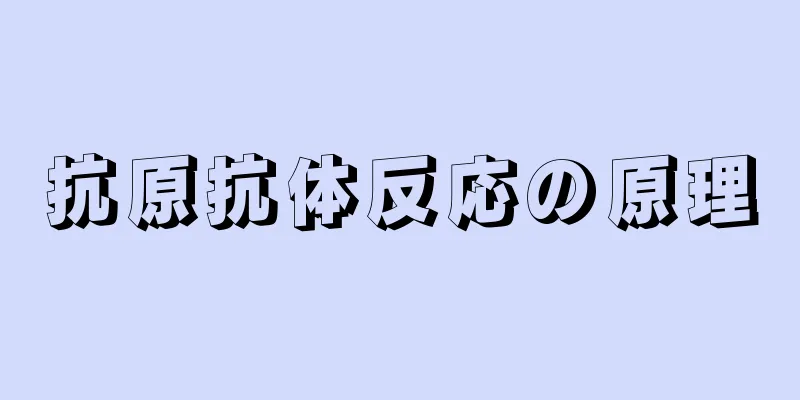 抗原抗体反応の原理