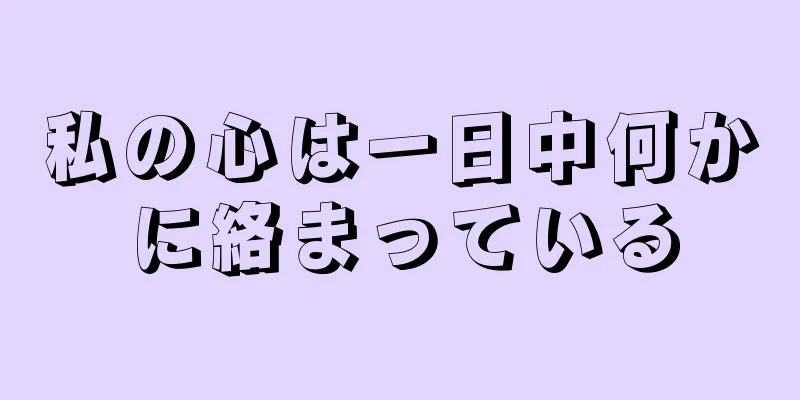 私の心は一日中何かに絡まっている