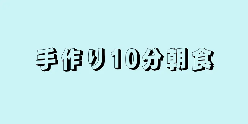 手作り10分朝食