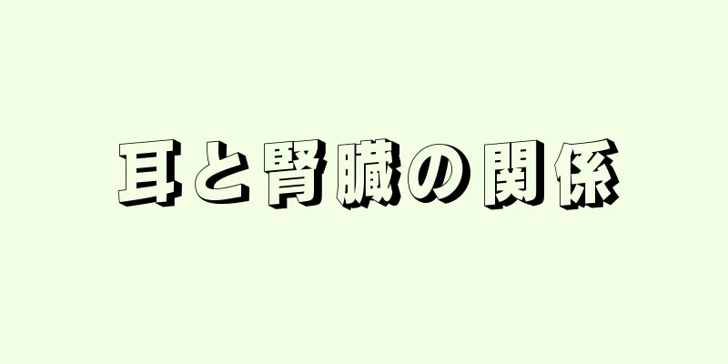 耳と腎臓の関係