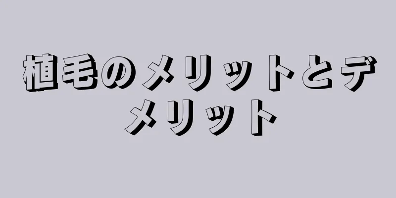 植毛のメリットとデメリット